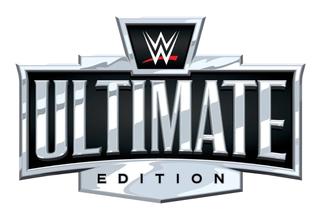 WWE Ultimate Edition logo on a white background