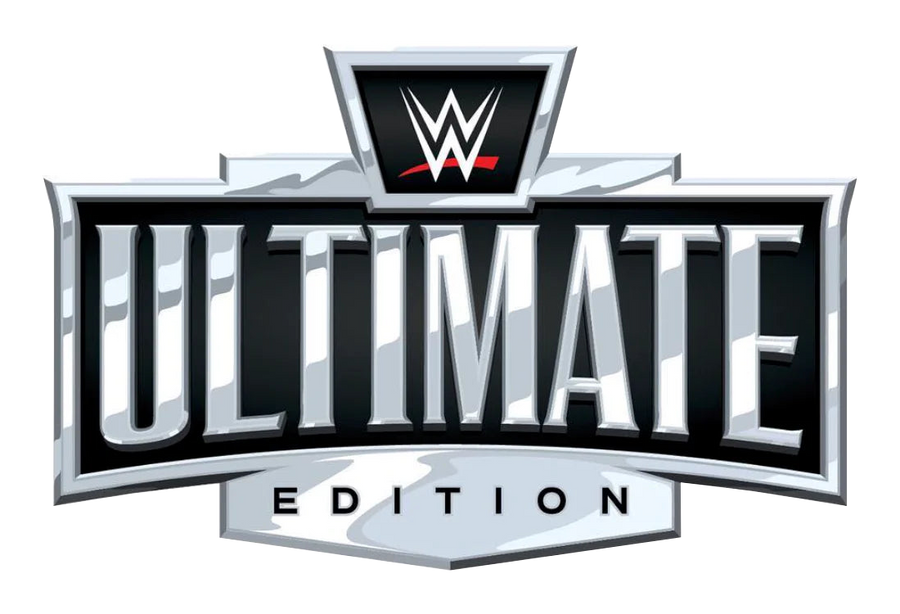 WWE Ultimate Edition logo on a white background