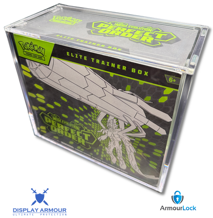 Pokémon Elite Trainer Box acrylic display case top angle view