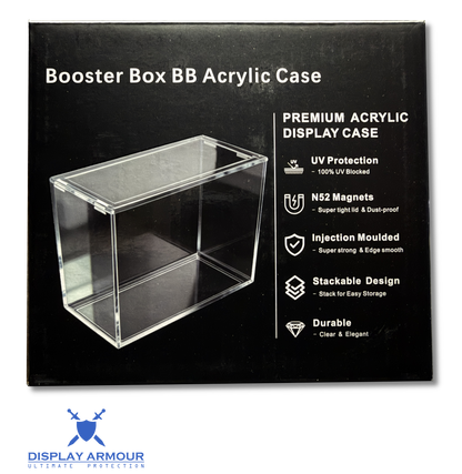 Pokémon booster box acrylic display case product image.