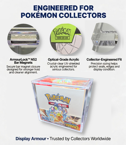 Premium protection for Pokémon booster box collectors
