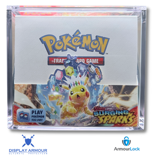 Pokémon Booster Box (BB) Acrylic Display Case – UV Protection for Sealed Booster Boxes