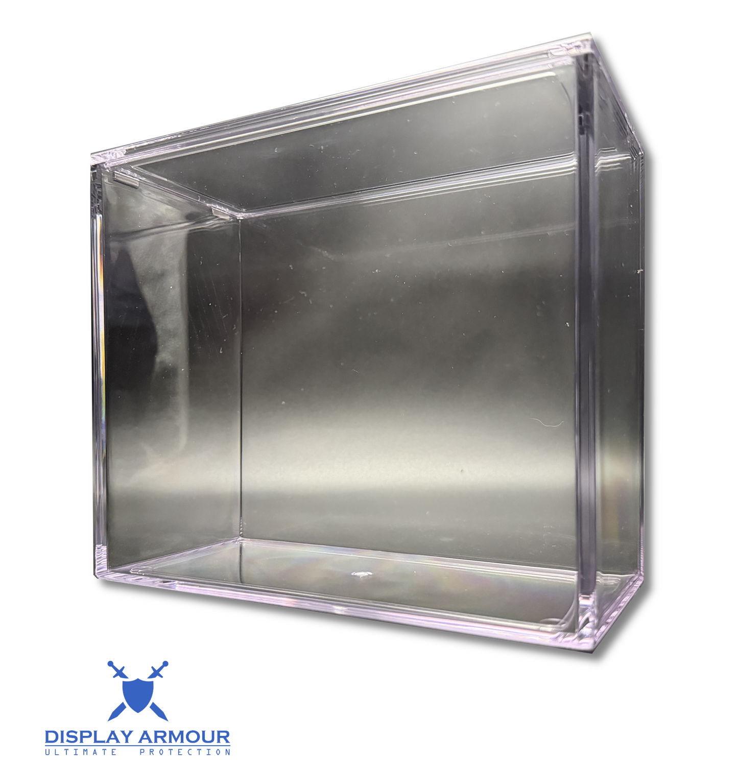Pokémon Elite Trainer Box acrylic display case side front angle.