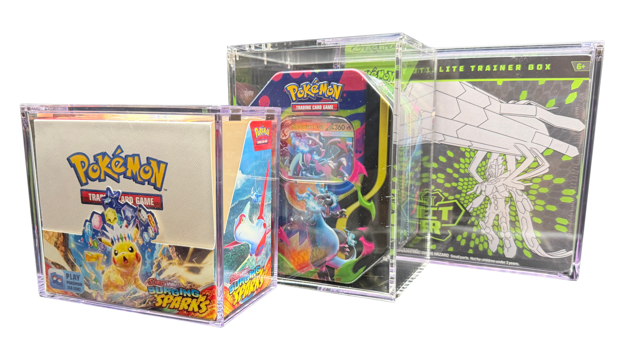Pokémon acrylic display dcases by Display Armour