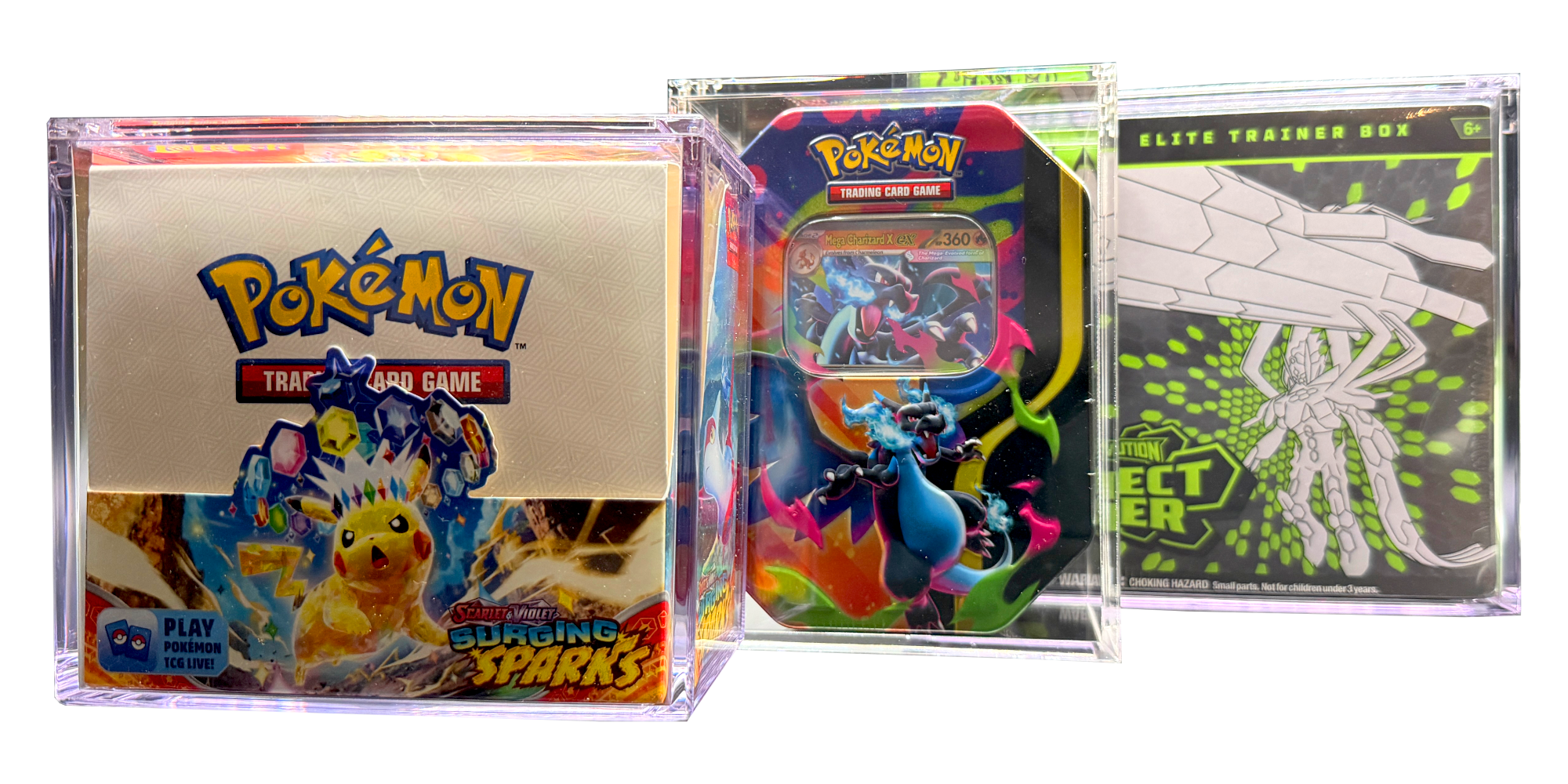 Pokémon acrylic display cases by Display Armour