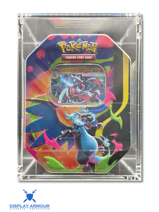 Pokémon TCG Collector Tin Display Case – UV Acrylic Protector