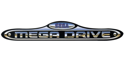 Sega Mega Drive logo on a white background