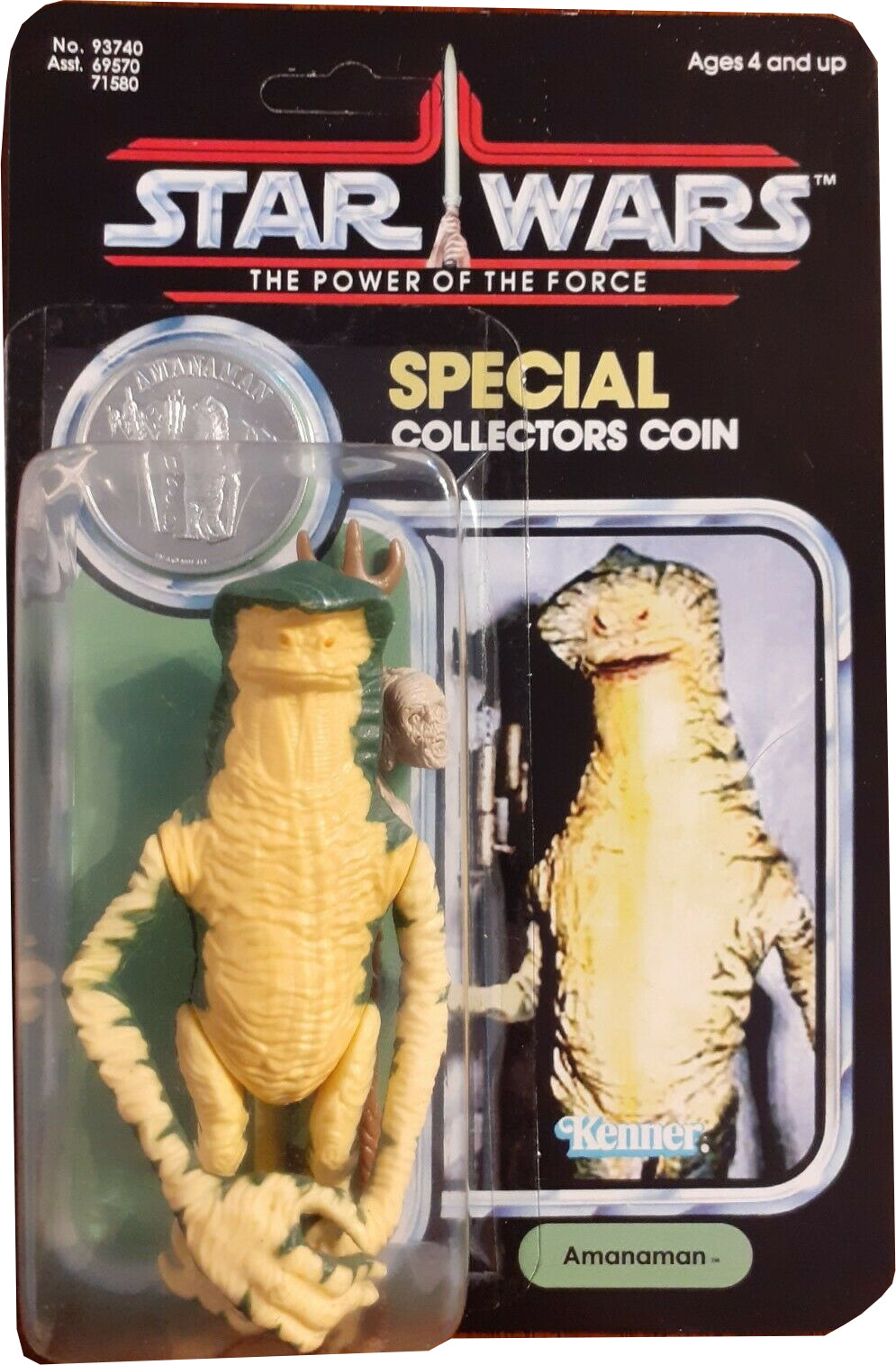 Amanaman POTF vintage Star Wars figure