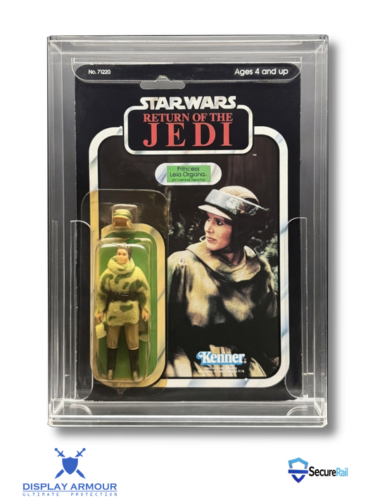 Star Wars Kenner Standard Bubble MOC Action Figure Display Case – UV Acrylic Protector