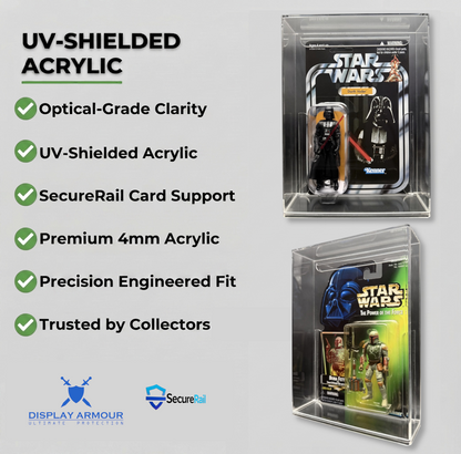 Star Wars The Vintage Collection (TVC) Hasbro MOC Action Figure Display Case – UV Acrylic Protector |