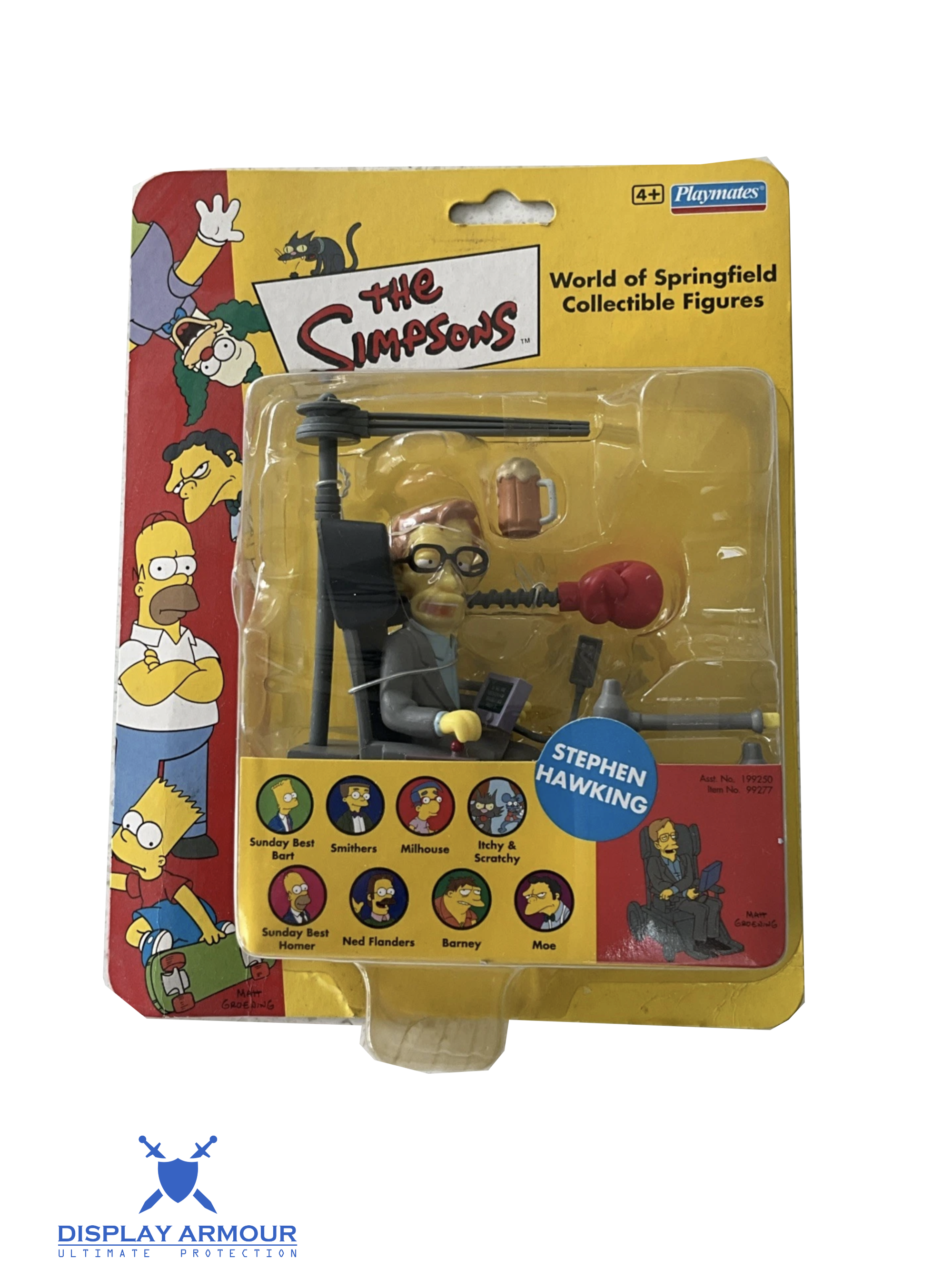 Stephen Hawking rare Playmates World of Springfield Series 13 Simpsons figure