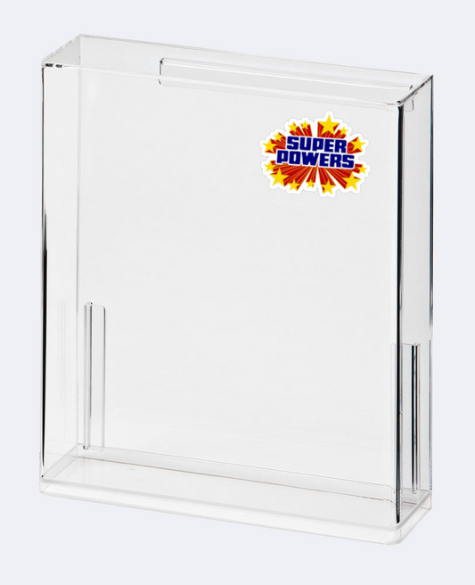 Super Powers Action Figure Display Case - Premium Acrylic Protection by Display Armour