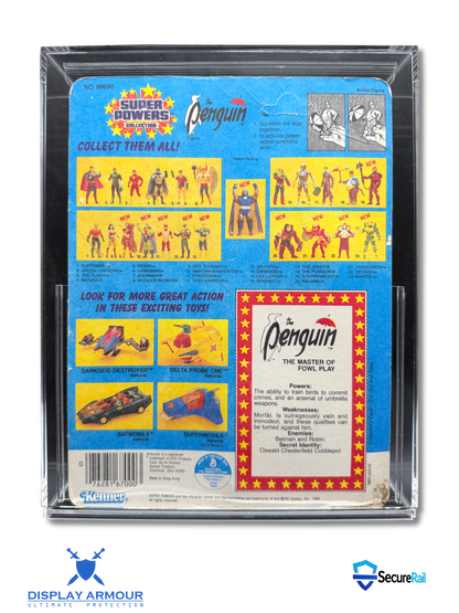 Super Powers Kenner MOC Action Figure Display Case – UV Acrylic Protector
