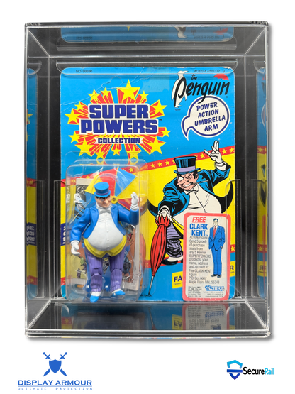 Super Powers Kenner MOC Action Figure Display Case – UV Acrylic Protector