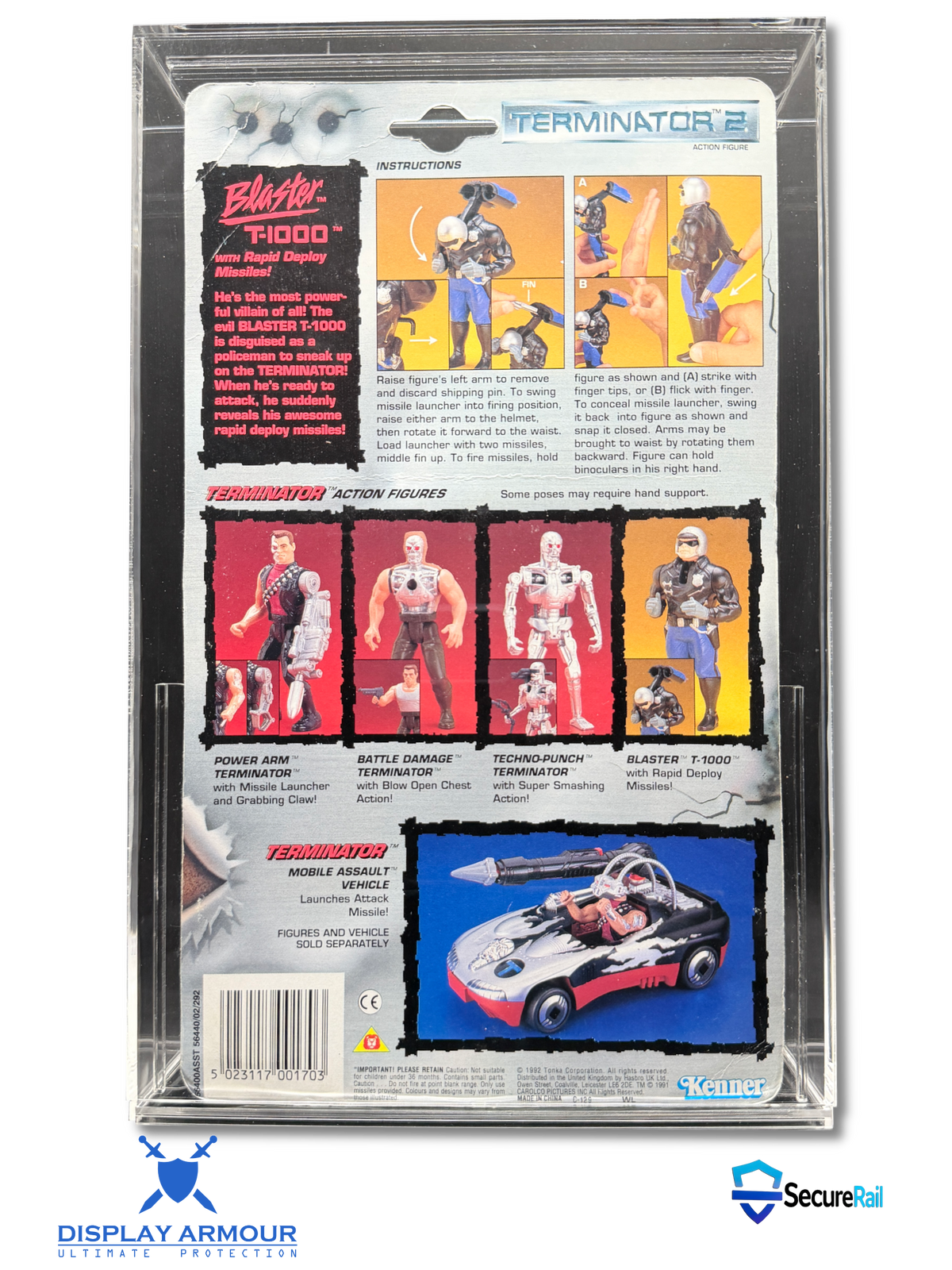 Terminator Kenner Acrylic Display Case