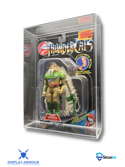 Thundercats LJN action figure acrylic display case side view