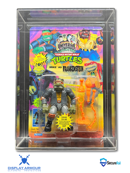 TMNT Playmates 1993+ MOC Action Figure Display Case – UV Acrylic Protector