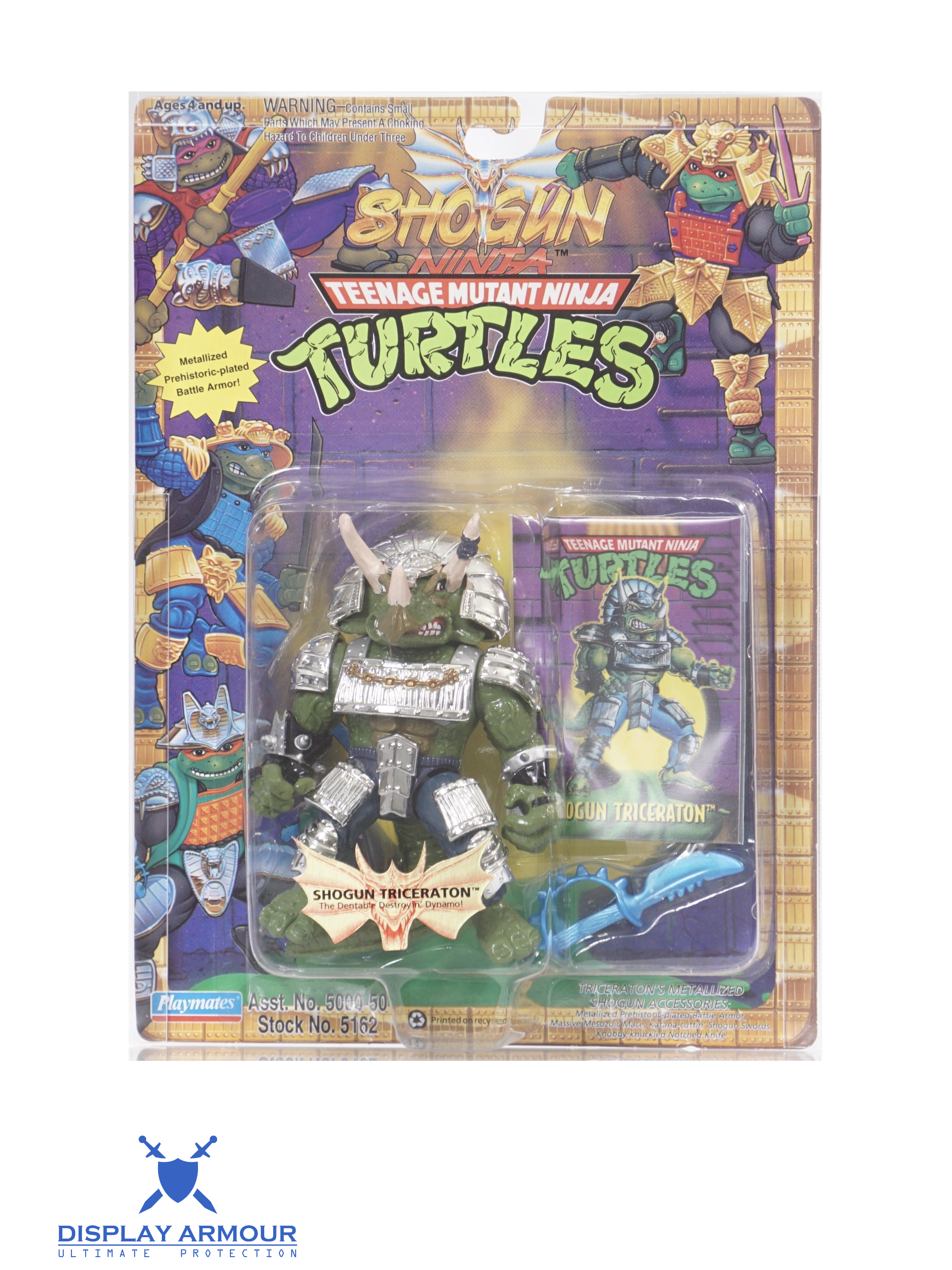 Shogun Triceraton 1994 vintage TMNT Playmates figure