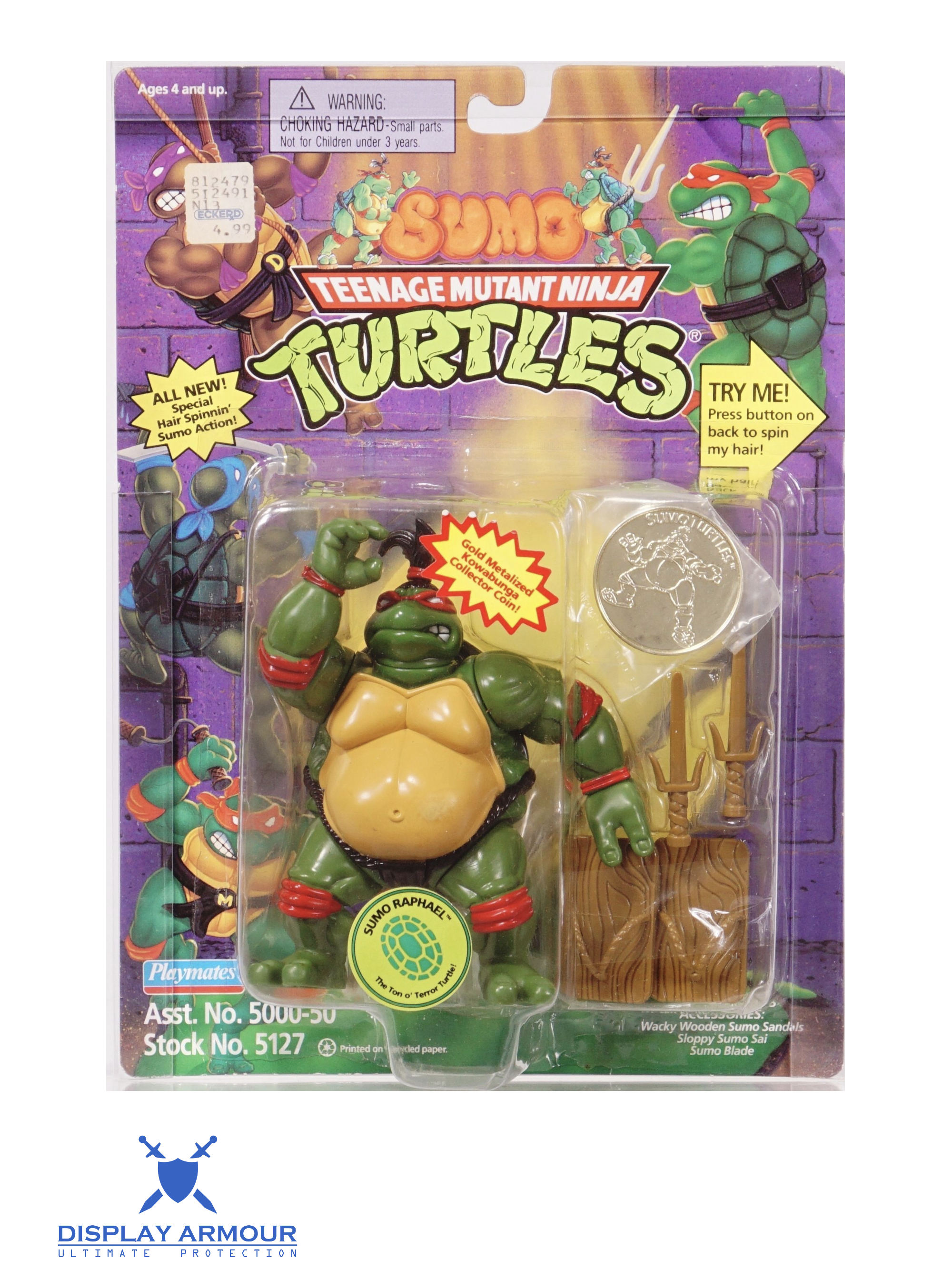Sumo Turtles 1995 vintage TMNT Playmates figures