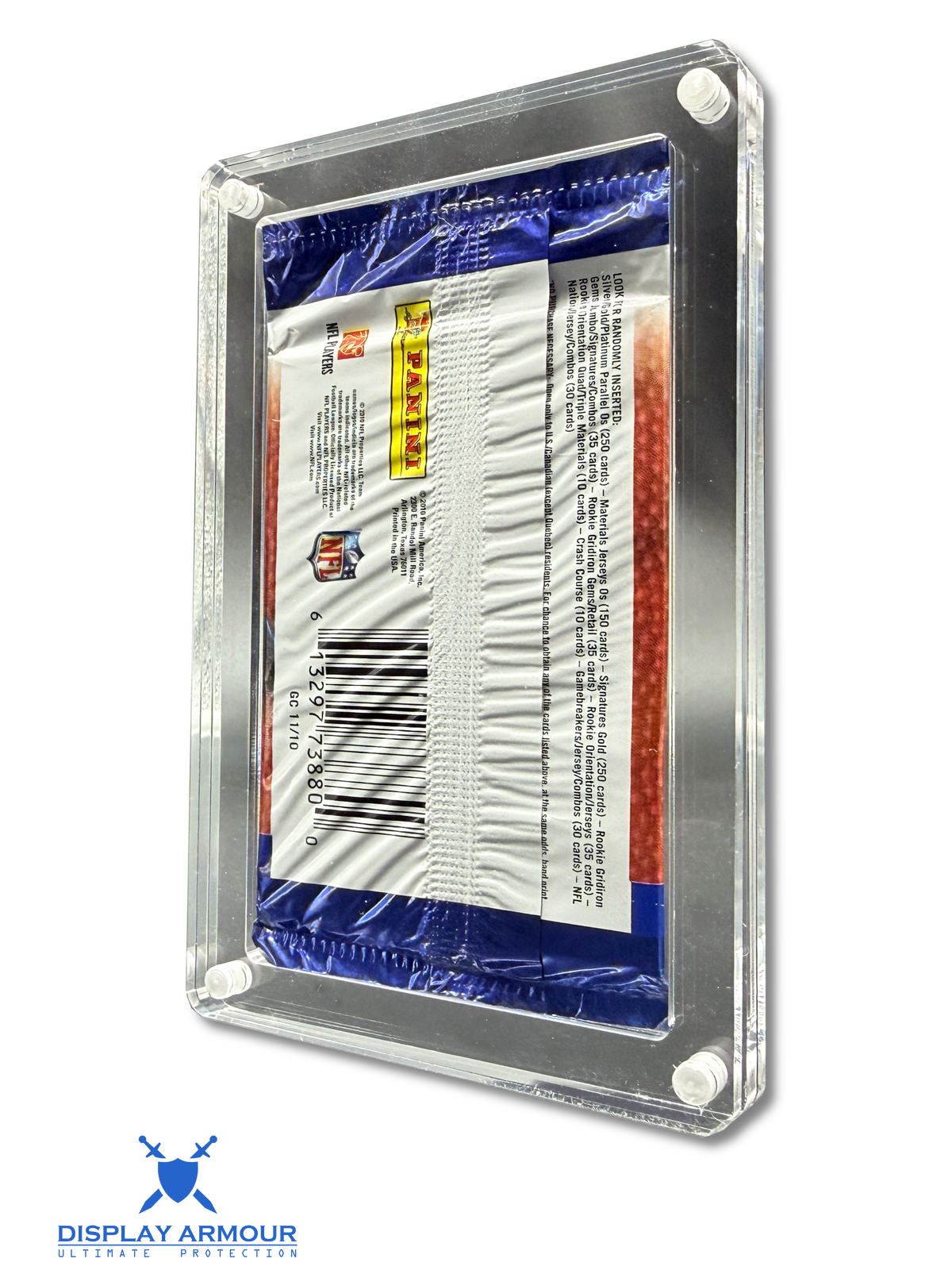 Trading Card Booster Pack Acrylic Display Case – Single Pack