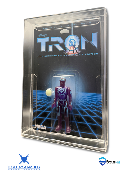 TRON NECA Mint on Card (MOC) Action Figure Display Case – UV Acrylic Protector
