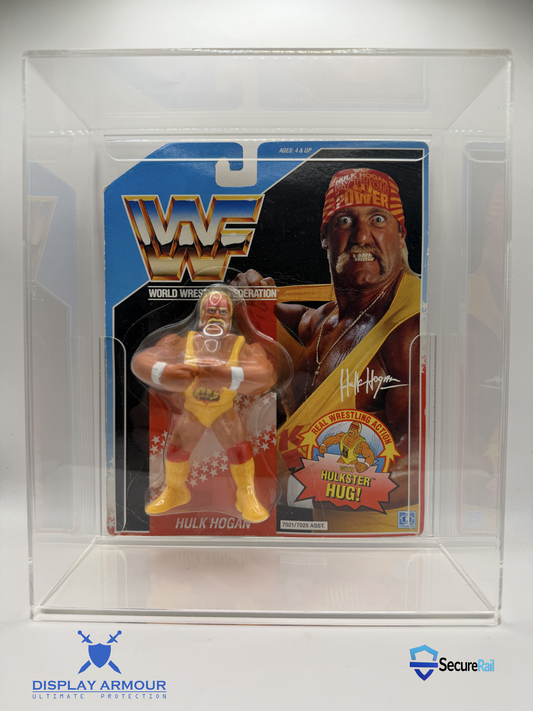 WWE Hulk Hogan Series 2 acrylic display case front view by Display Armour
