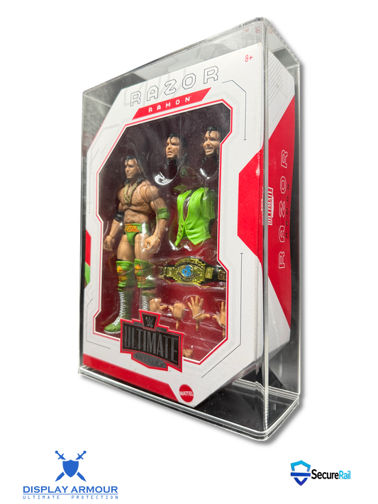 WWE Mattel Ultimate Edition Action Figure Display Case – UV Acrylic Protector