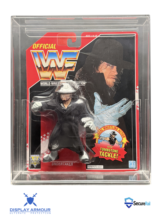 WWF Hasbro MOC Action Figure Display Case (1990–1994) – UV Acrylic Protection