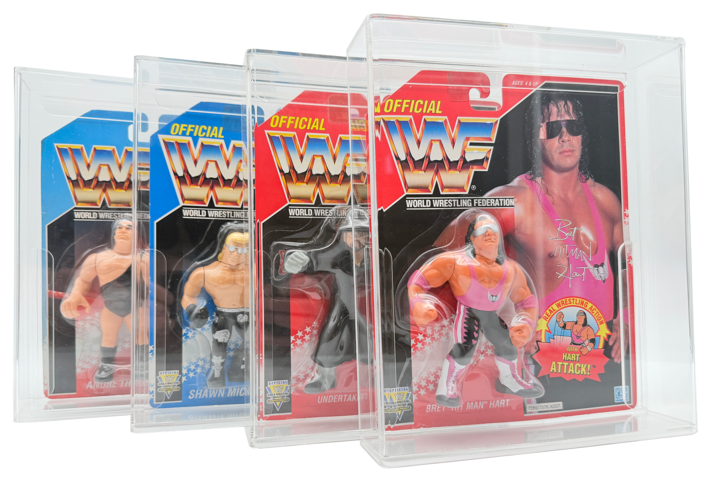 WWF Hasbro single acrylic display cases for MOC wrestling figures – Display Armour
