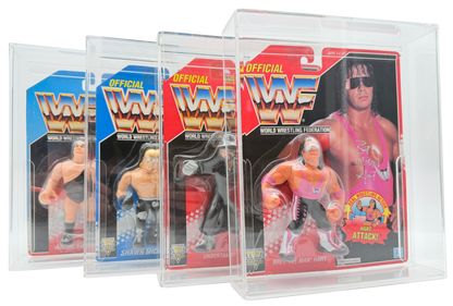 WWF Hasbro single acrylic display cases for MOC wrestling figures – Display Armour

